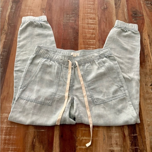 LOFT Light powder Blue Casual Pants with Drawstring XS - Picture 1 of 8